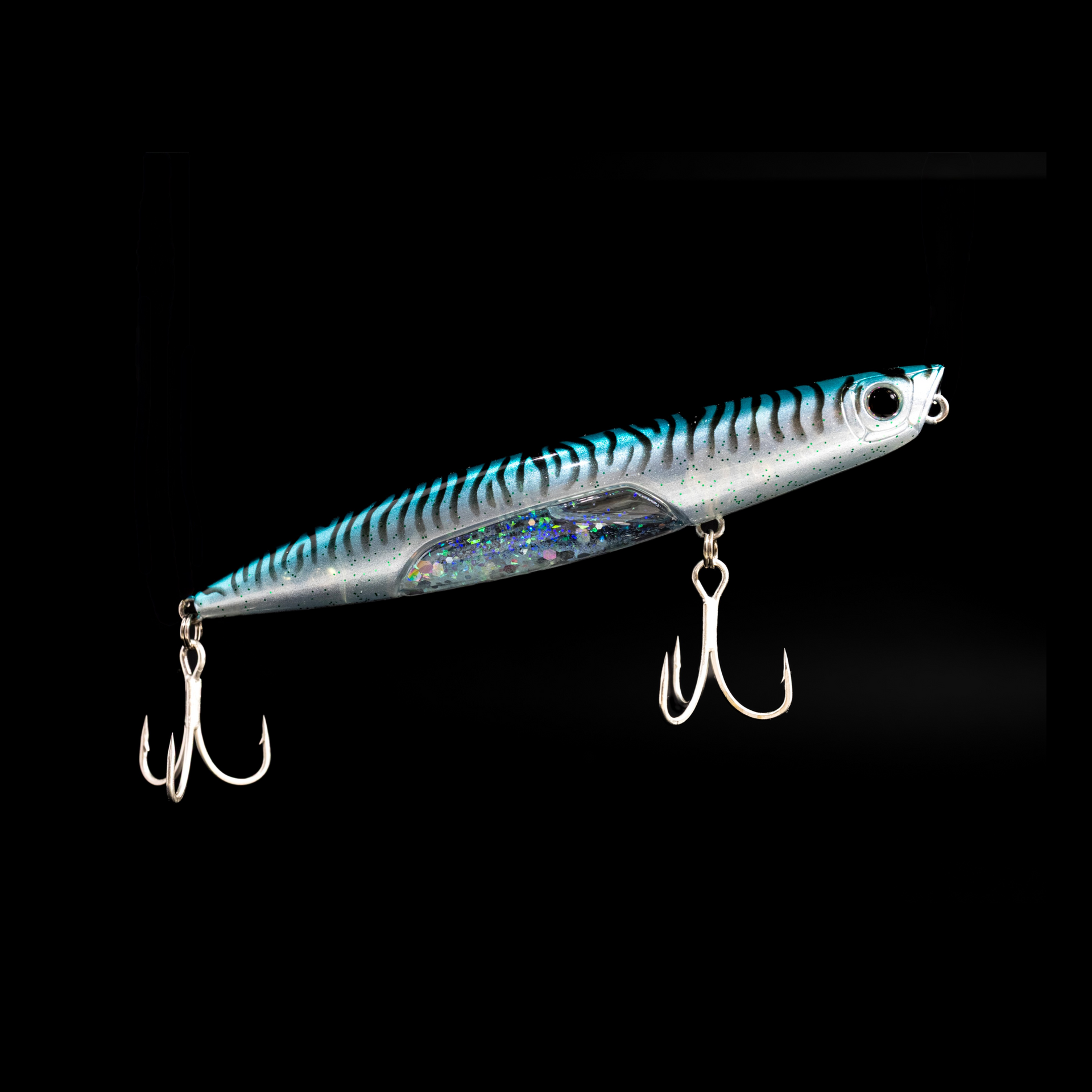 fish with luminant lure Blue and Chartreuse Minnow UV Flashy Lures steelhead and trout Long Ear Sunfish: Custom Painted